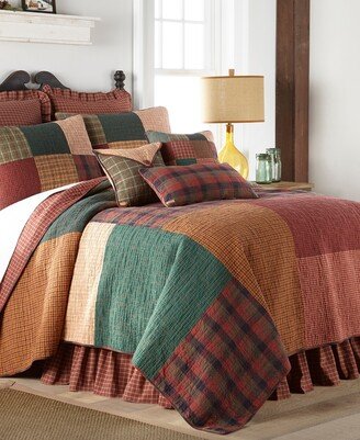 Campfire Square Cotton Quilt Collection, Queen