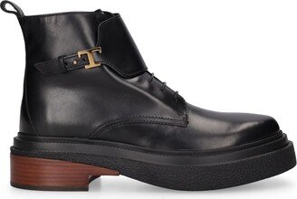 40mm Leather ankle boots