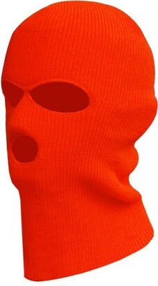 Quietwear Unisex Knit 3 Hole Mask, Blaze, One Size Fits Most