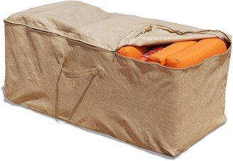 Budge Water-Resistant Outdoor Cushion Storage Bag, All-Seasons, Nutmeg - 19H x 47W x 18Deep