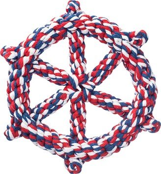 Wheel Dog Rope Toy - Red