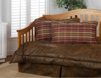 Victor Mill Gatlinburg faux leather daybed set