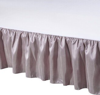 Lilac Dupioni Full Dust Ruffle - Levtex Home