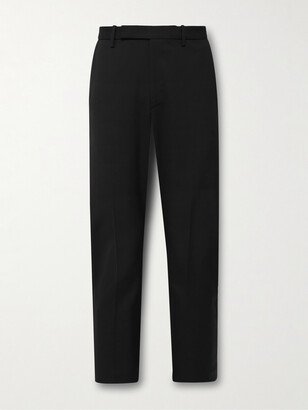 Tel Aviv Tapered Cropped Virgin Wool-Twill Trousers