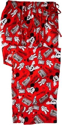 KingSize Men' Big & Tall Licened Novelty Pajama Pant - Big - 2XL, Claic Mickey To Red Pajama Bottom