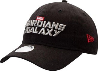 Women's Black Guardians of the Galaxy Wordmark 9TWENTY Adjustable Hat