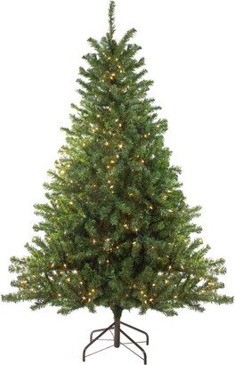 Northern Lights Northlight 8Ft Pre-Lit Medium Canadian Pine Artificial Christmas Tree - Clear Lights