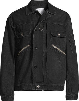 Zip Denim Jacket