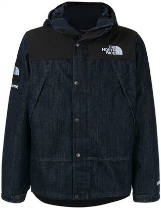 x The North Face denim dot shot jacket