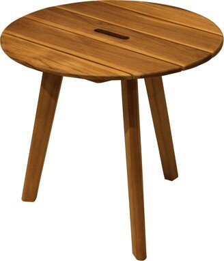 Samera Round Teak Accent Table