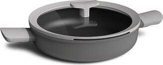 Leo Aluminium Non Stick Covered 2-Handle Saute Pan