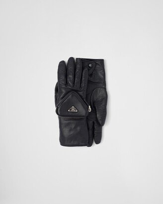 Nappa Leather Gloves With Pouch-AB