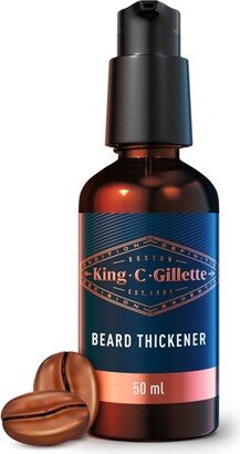 King C. Men's Beard Thickener with Vitamin B Complex and Caffeine - Bergamot/Cedar Scent -1.7 fl oz