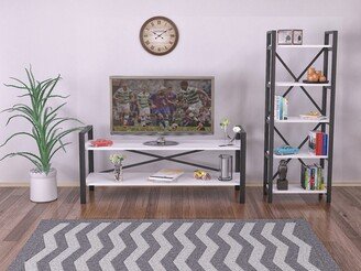 Furnia Fier Mid-century Modern TV Stand