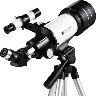 Dartwood Astronomical Telescope - 360Â° Rotational Telescope - Multiple Eyepieces Included for Different Zoom (Black/White)