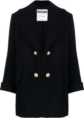 Open-Front Virgin Wool Coat