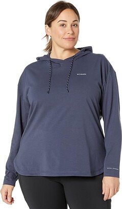 Plus Size Sun Trek Hooded Pullover (Nocturnal) Women's Clothing