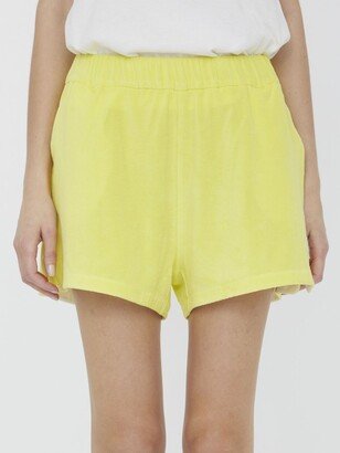 Elastic Waistband Shorts-AC