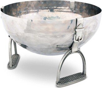 Pewter Stirrup Ice, Wine, Champagne Bucket Tub