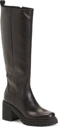 TJMAXX Leather Boots With Heel For Women