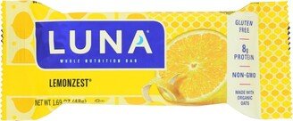 Clif Bar Luna Bar - Organic Lemon Zest - Case of 15 - 1.69 oz