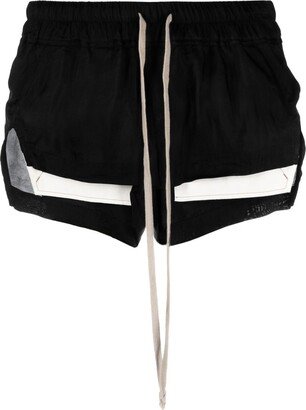 Panelled Drawstring Shorts-AB