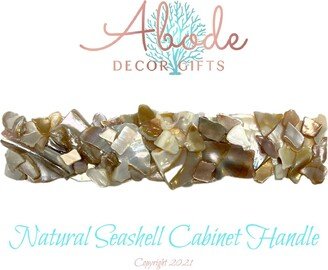 Natural Crushed Seashell Cabinet Pulls & Knobs