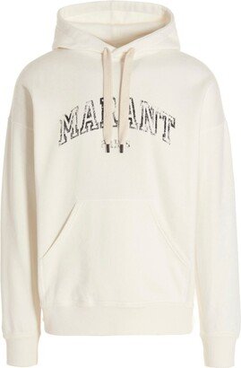 Logo Printed Drawstring Hoodie-CG