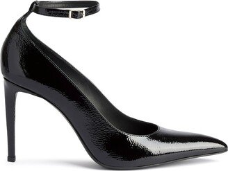 Shiny Stiletto Heel Pumps