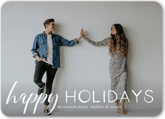Holiday Cards: Season In Focus Holiday Card, White, 5X7, Holiday, Matte, Signature Smooth Cardstock, Rounded