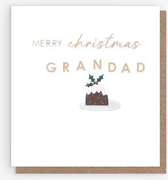 Selfridges Edit Merry Christmas Grandad Christmas Card 14cm x 14cm