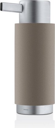 LivingQuarters Stainless Steel Matt Ara Soap Disp, Taupe