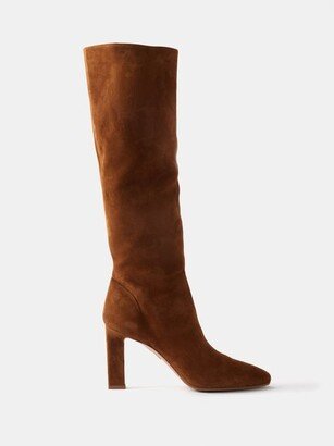 Manzoni 85 Suede Knee Boots