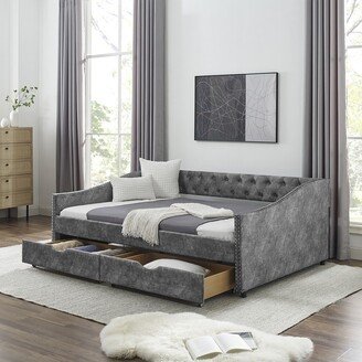 IGEMAN Sofa Bed with Storage Space and Reinforced Frame（80.5X55.5X27.5）