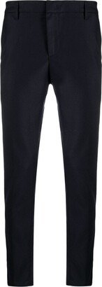 Skinny-Leg Mid-Waist Trousers