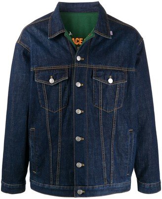 Reversible Buttoned Denim Jacket