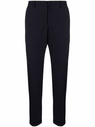 Slim-Fit Tailored Trousers-AX