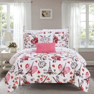 Le Marias 9 Piece Full Bed In a Bag Comforter Set