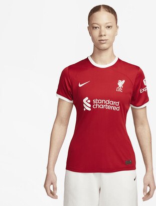 Liverpool FC 2023/24 Stadium Home Women's Dri-FIT Soccer Jersey in Red