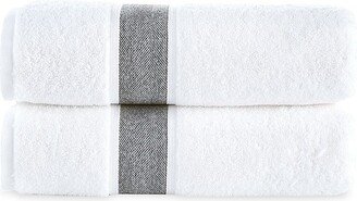 2-Piece Turkish Cotton Bath Towel Set