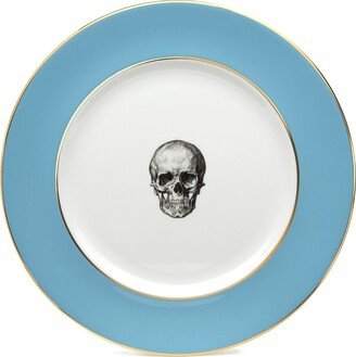 Melody Rose London Vintage Blue Skull Dinner Plate