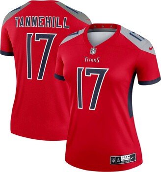 Women's Ryan Tannehill Red Tennessee Titans Inverted Legend Jersey