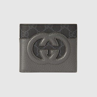 Wallet with cut-out Interlocking G-AA