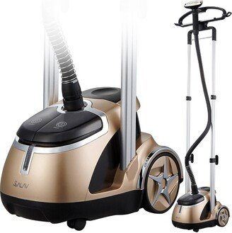 GS49-DJ Dual Bar Gold Garment Steamer with Foot Pedal Controls