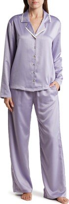 NORDSTROM RACK Classic Satin Pajama 2-Piece Set