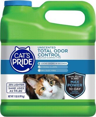 Cat's Pride Unscented Total Odor Control Cat Litter - 11lbs