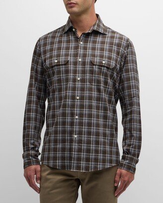 Sid Mashburn Men's Plaid Work Shirt