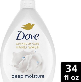Dove Beauty Advanced Care Hand Wash Refill - Deep Moisture - Scented - 34 fl oz