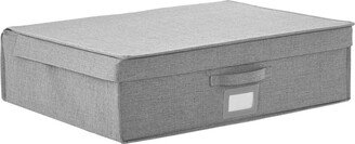 Underbed Storage Box w/ Vacuum Bag Grey