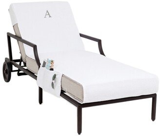 Bookman Chaise Lounge Cover (Monogram A-Z)-AB